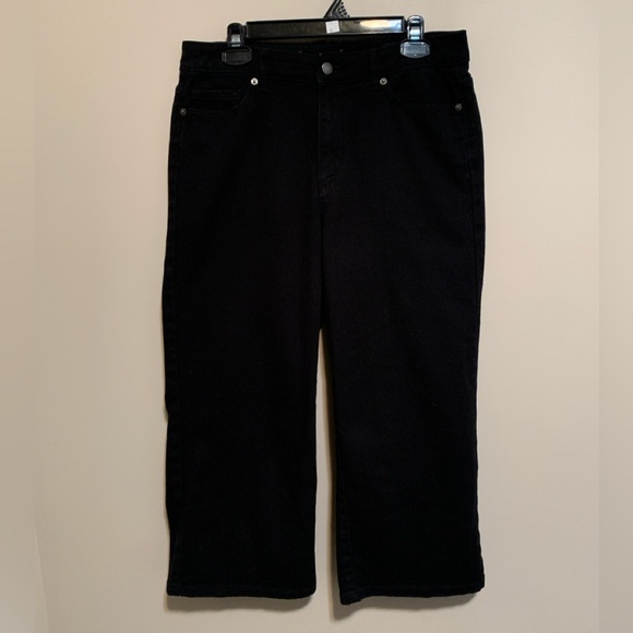 Joe Fresh Wide Leg Cropped Jeans, size 30 - Picture 3 of 8
